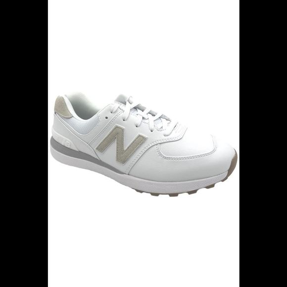 New Balance Women's Athletic Sneakers 574 Core White/Beige - Medium - Picture 1 of 3